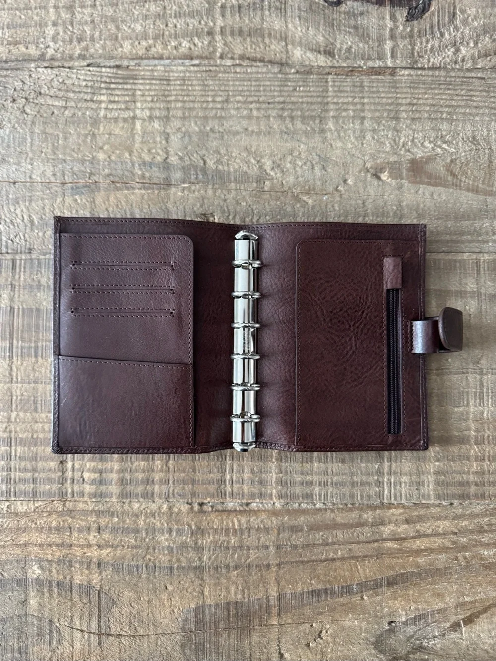 Gillio Compagna Dark Brown Planner | Pocket